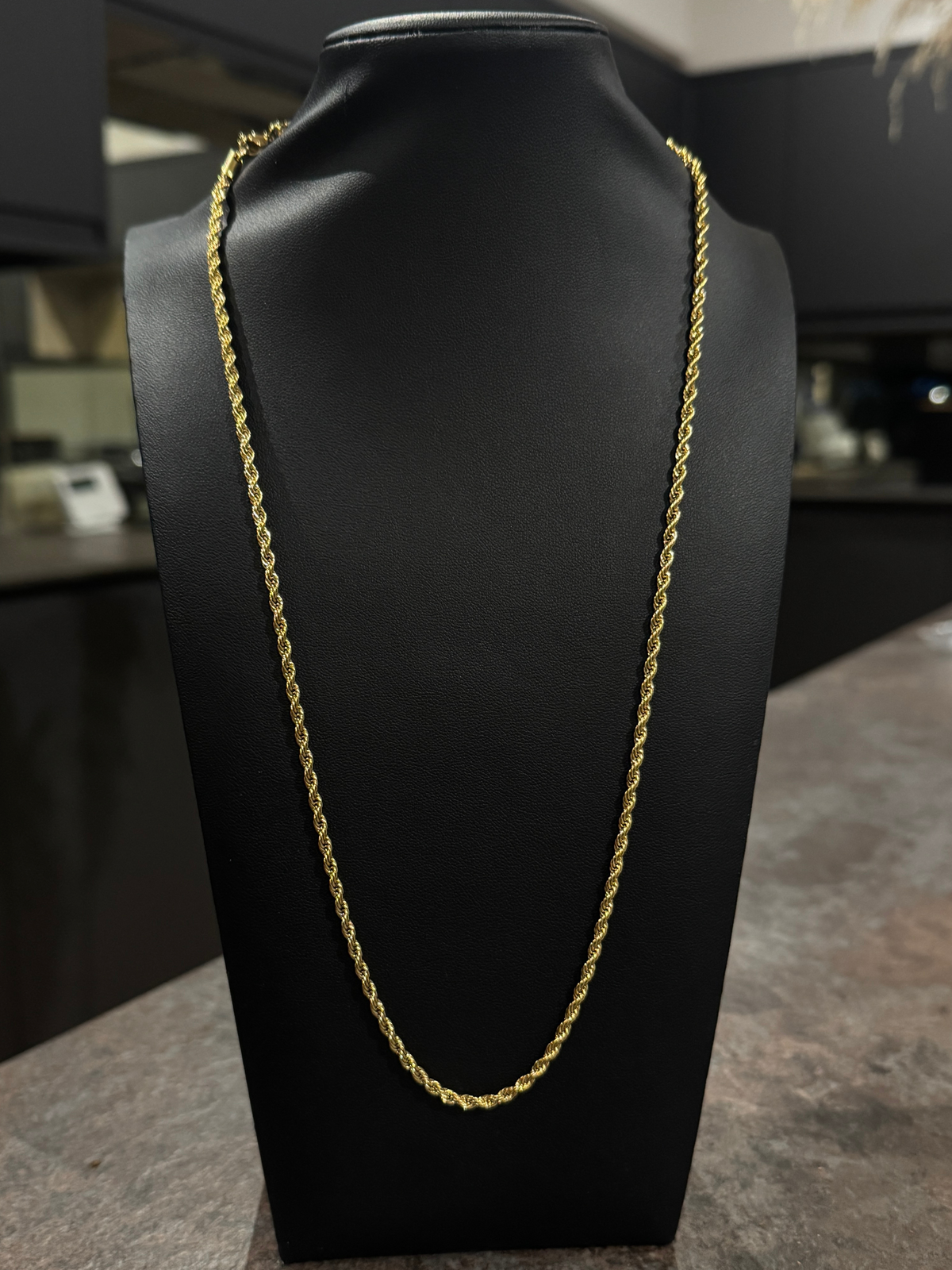 🎁 9ct Gold Filled Rope Chain 3mm (100% off)
