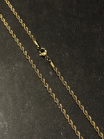 9ct Gold Filled Rope Chain 3mm