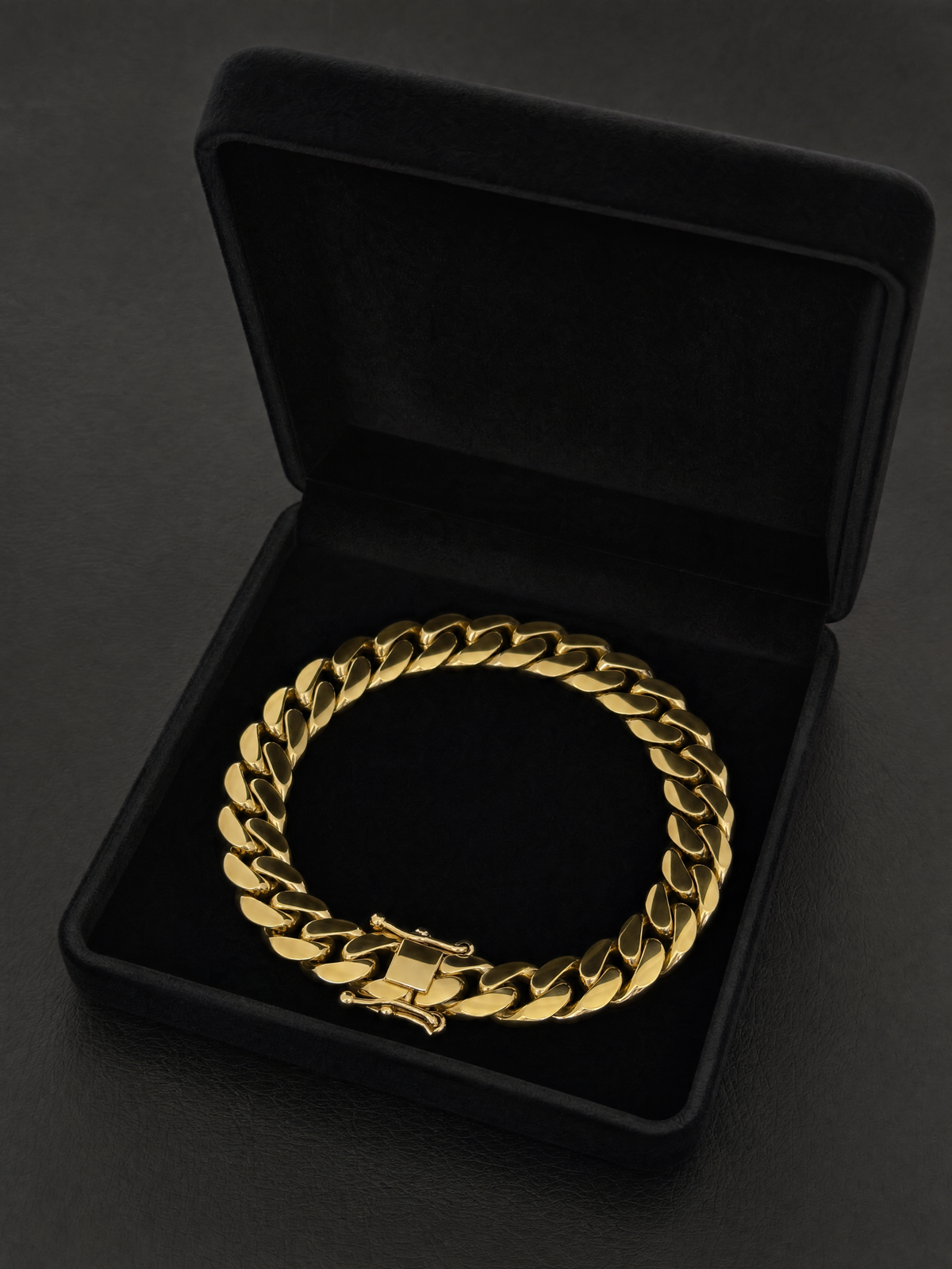 Gold Filled Cuban Set 14mm