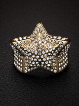 9ct Gold Filled Diamond Star Ring