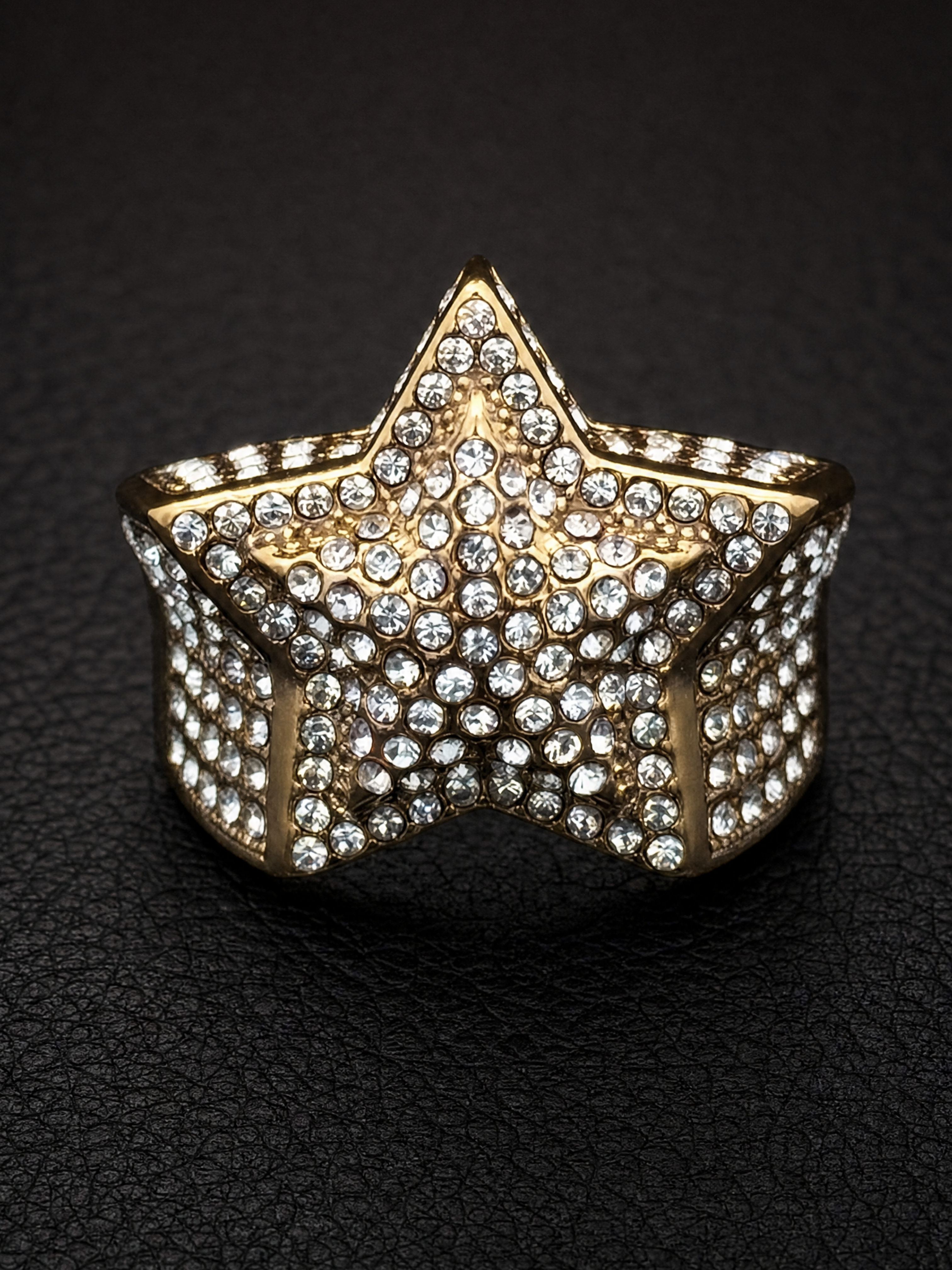 9ct Gold Filled Diamond Star Ring