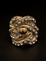 9ct Gold Filled Diamond Knot Ring
