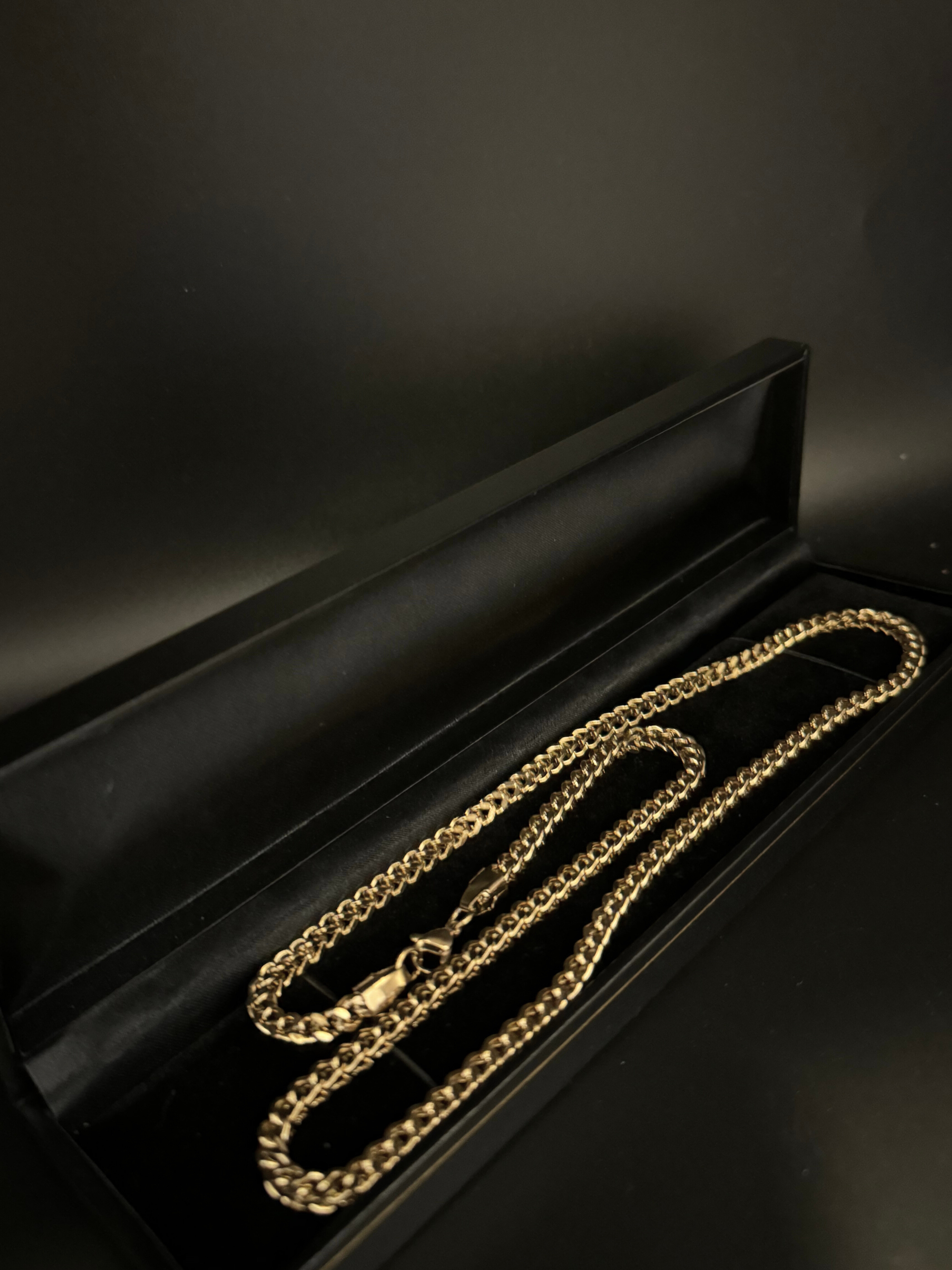 Gold Filled Franco Chain 4mm