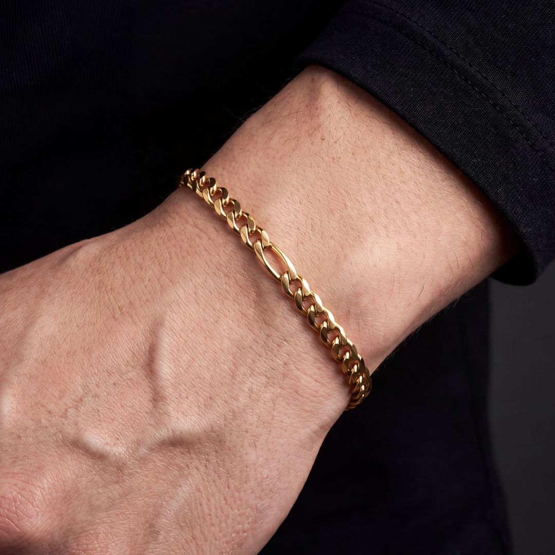 Kids Gold Filled Figaro Bracelet 5mm
