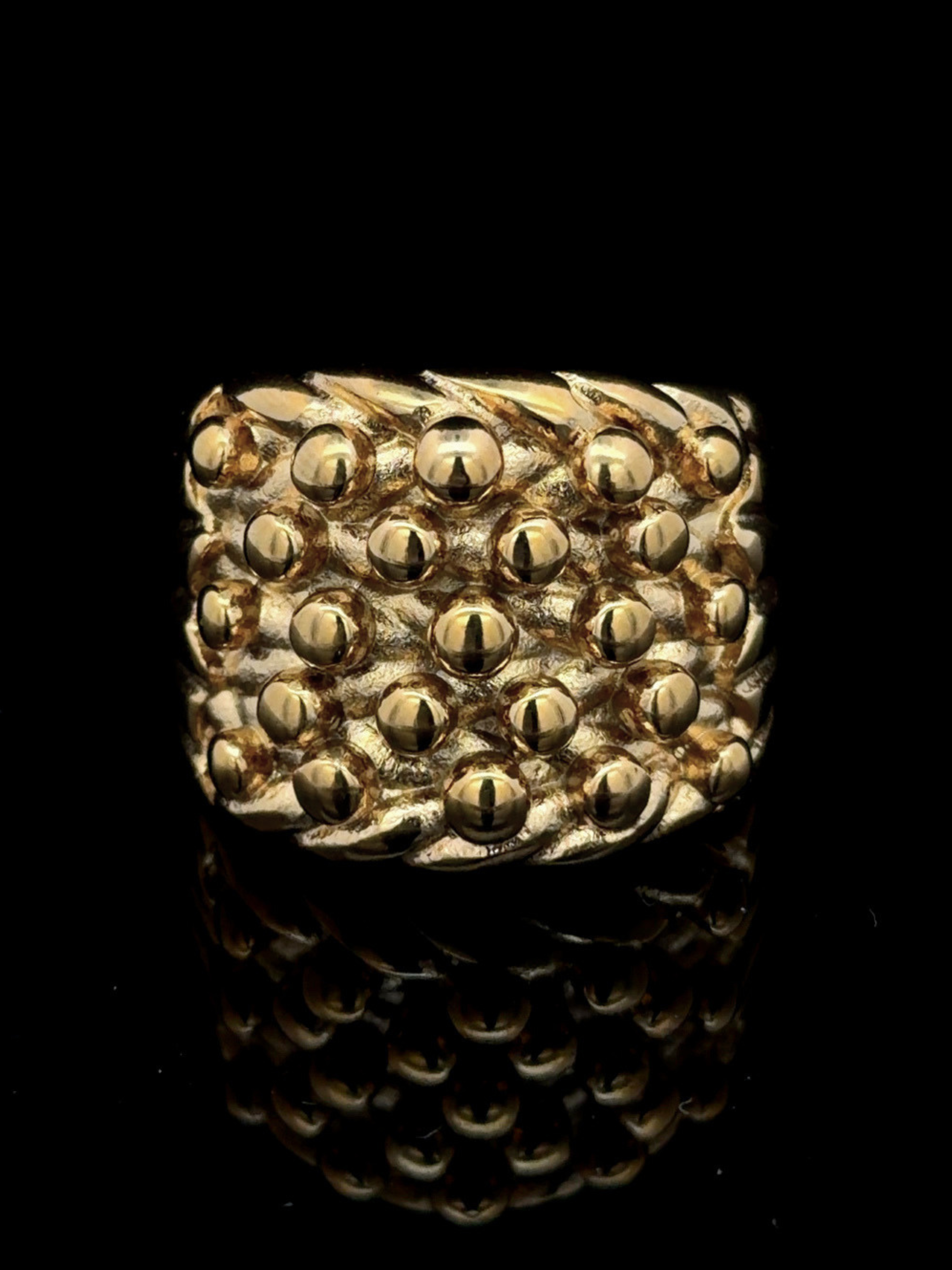 9ct Gold Filled Small 5 Row Keeper Ring