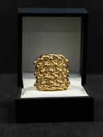 9ct Gold Filled Huge 5 Row Keeper Ring