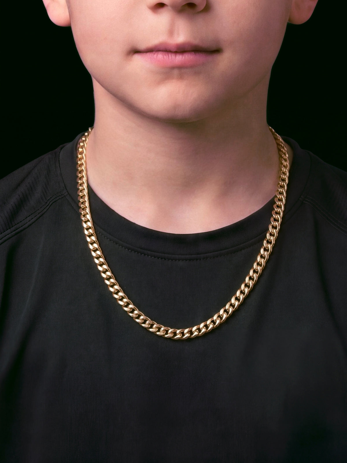 Boys Cuban Chain 3mm to 11mm - Gold Filled 9ct