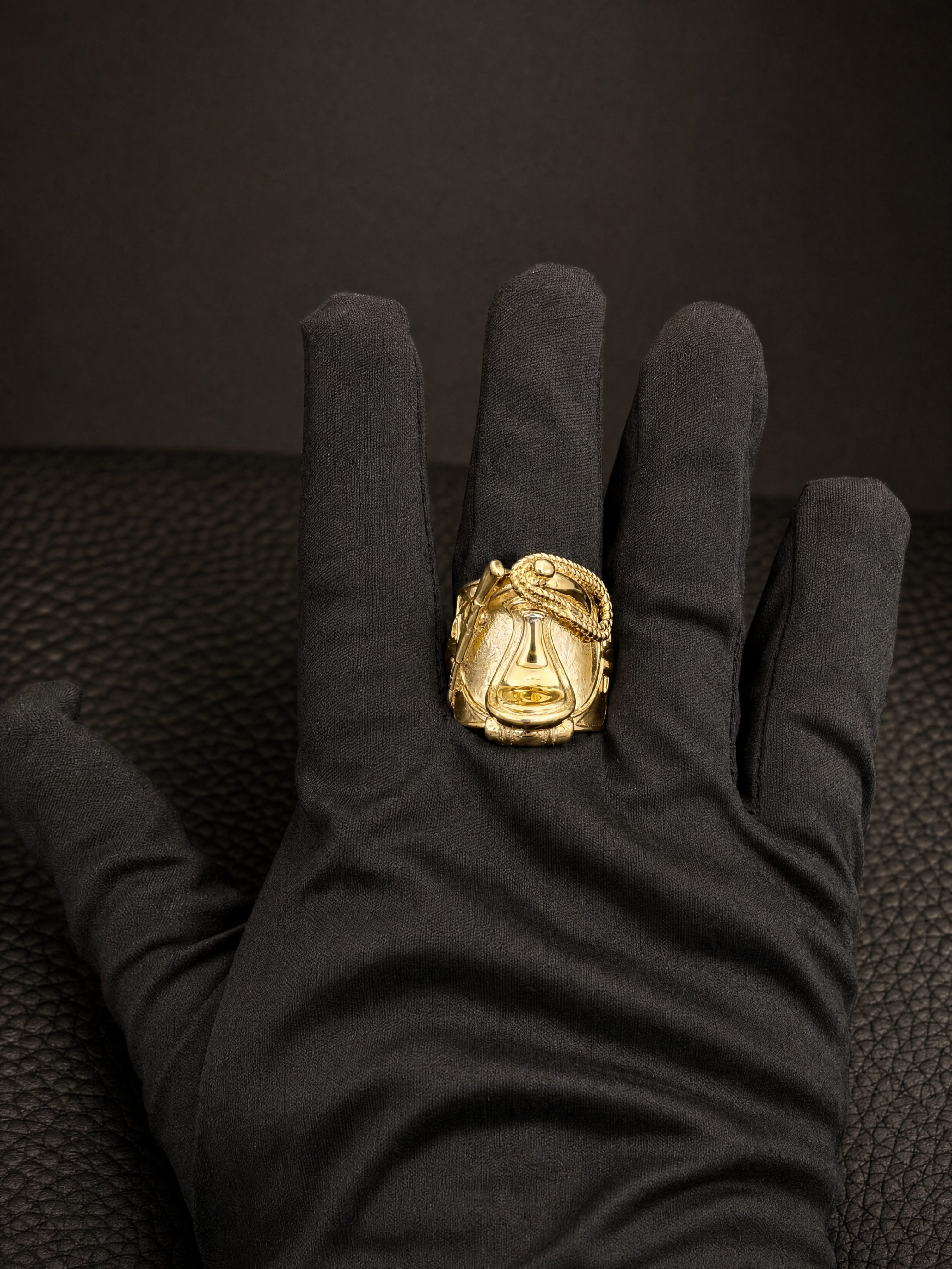 9ct Gold Filled Cowboy Saddle Ring