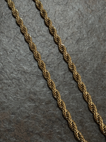 9ct Gold Filled Rope Chain 6mm