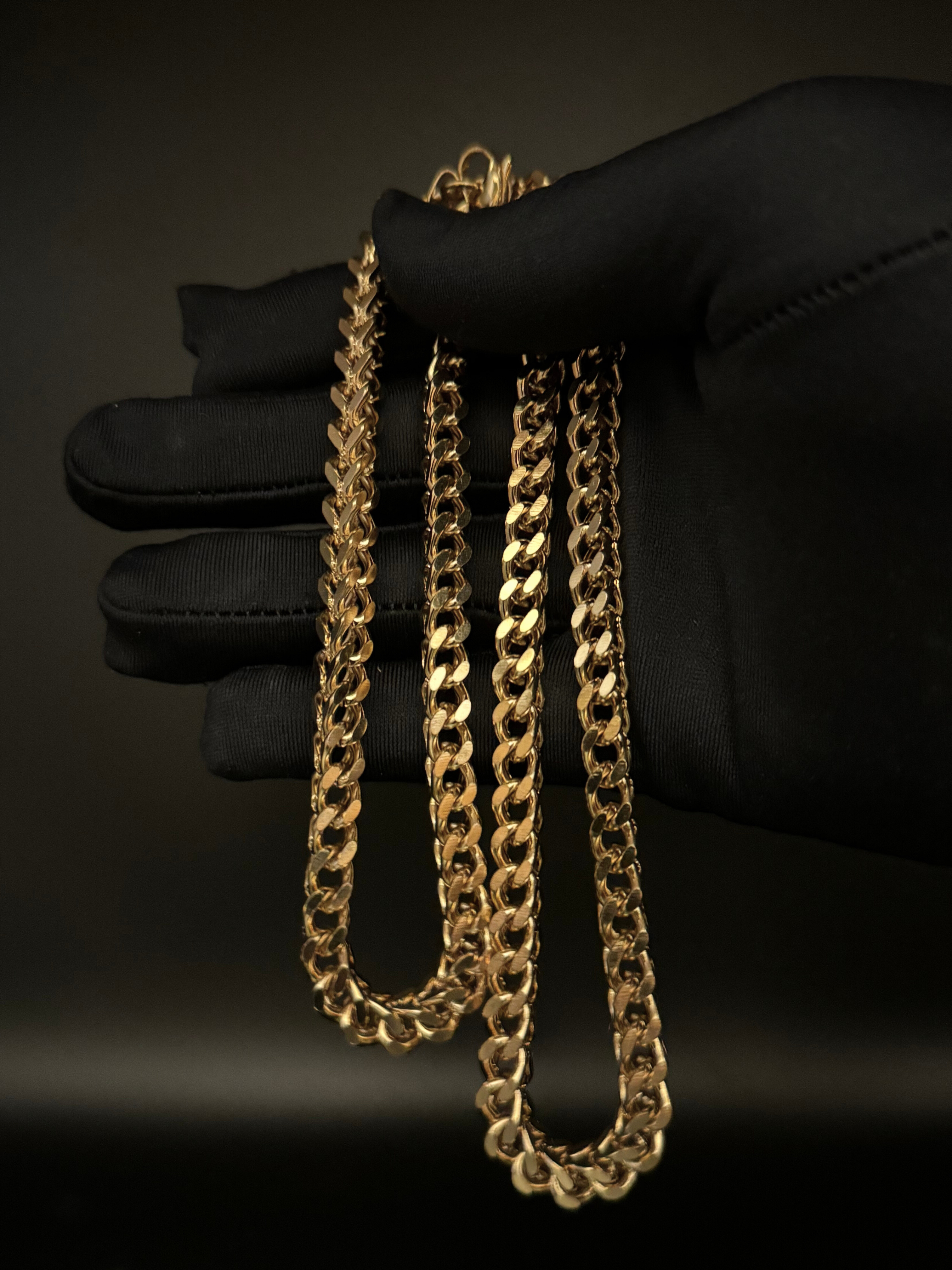 Gold Filled Franco Chain 6mm