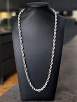 Silver Rope Chain 6mm