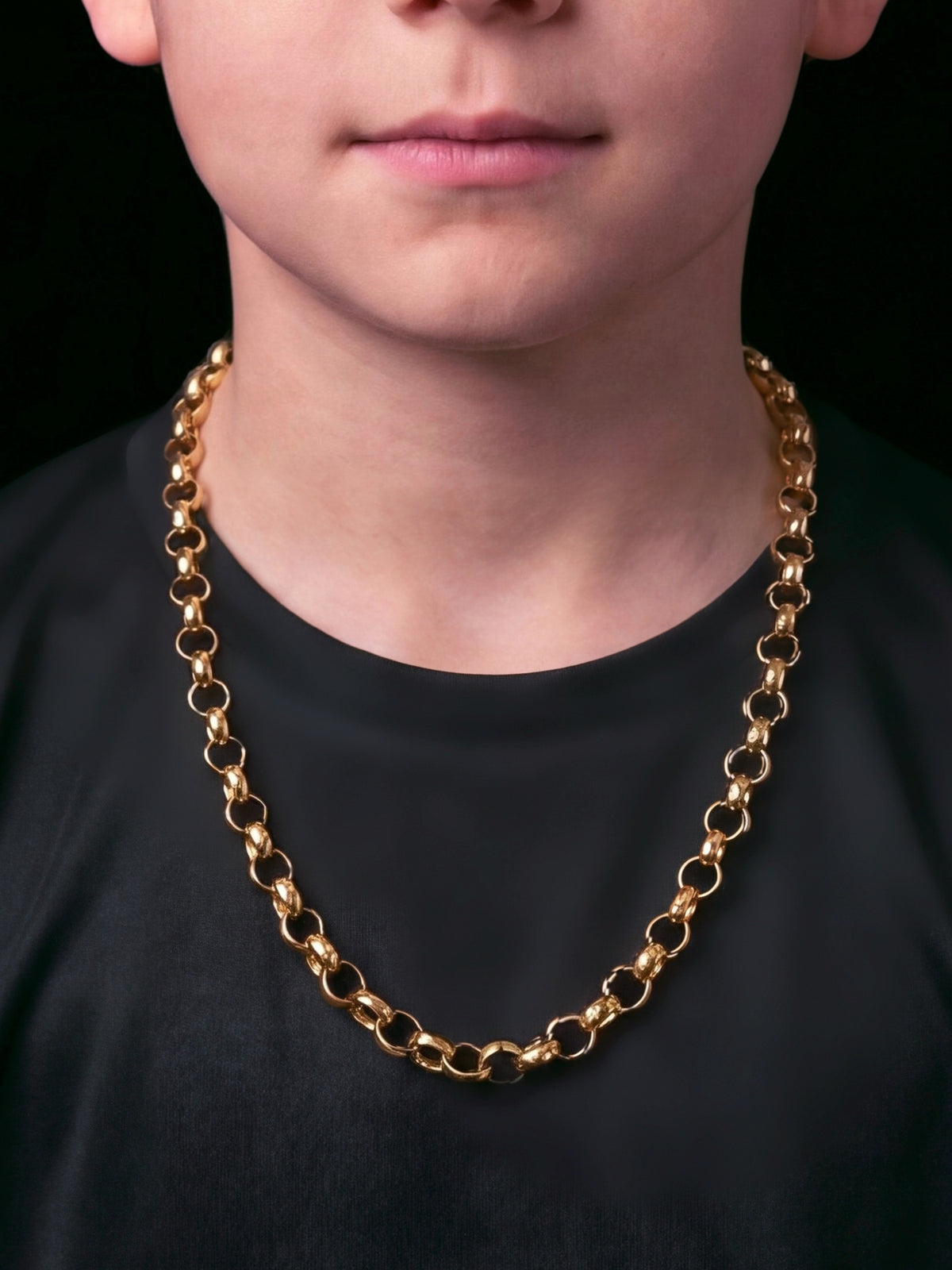 Kids Belcher Chain 10mm Gold Filled 9ct
