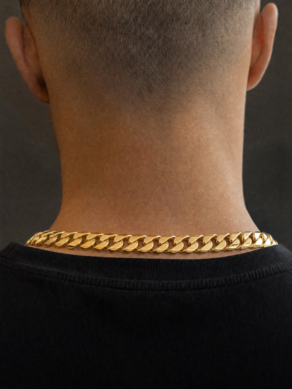 Gold Filled Cuban Chain 14mm -Diamond Clasp