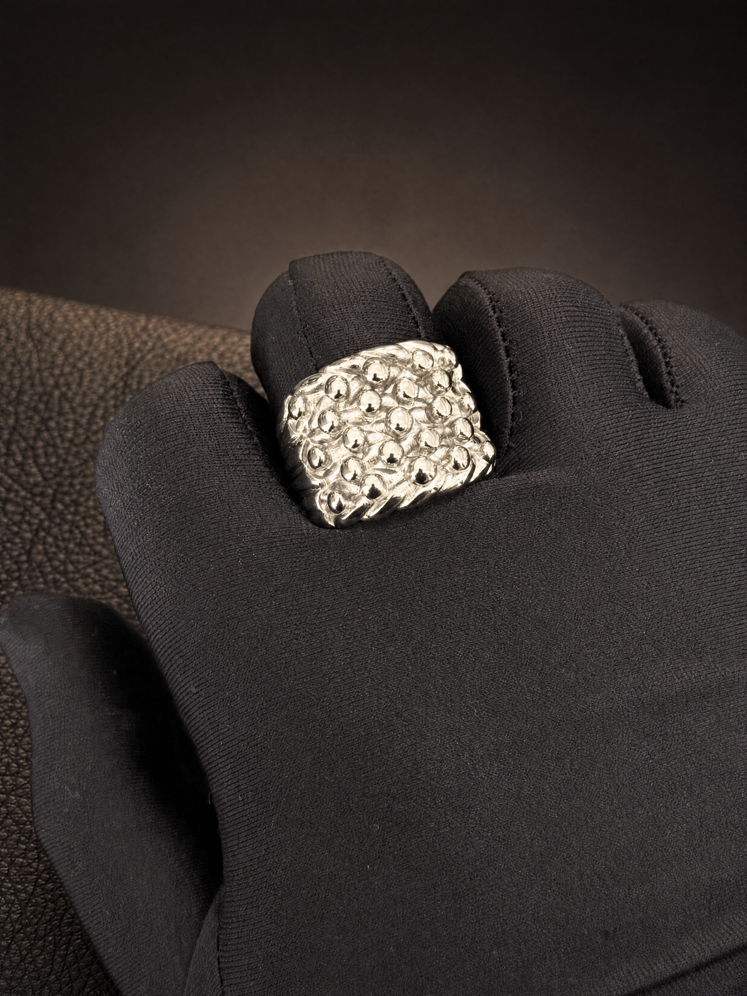 Silver Small 5 Row Keeper Ring