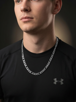 Silver Figaro Chain 8mm