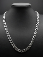 Silver Cuban Chain 8mm