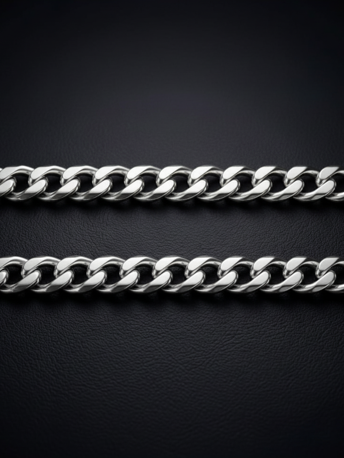 Silver Cuban Chain 8mm