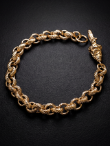 9ct Gold Filled Belcher Bracelet 8mm