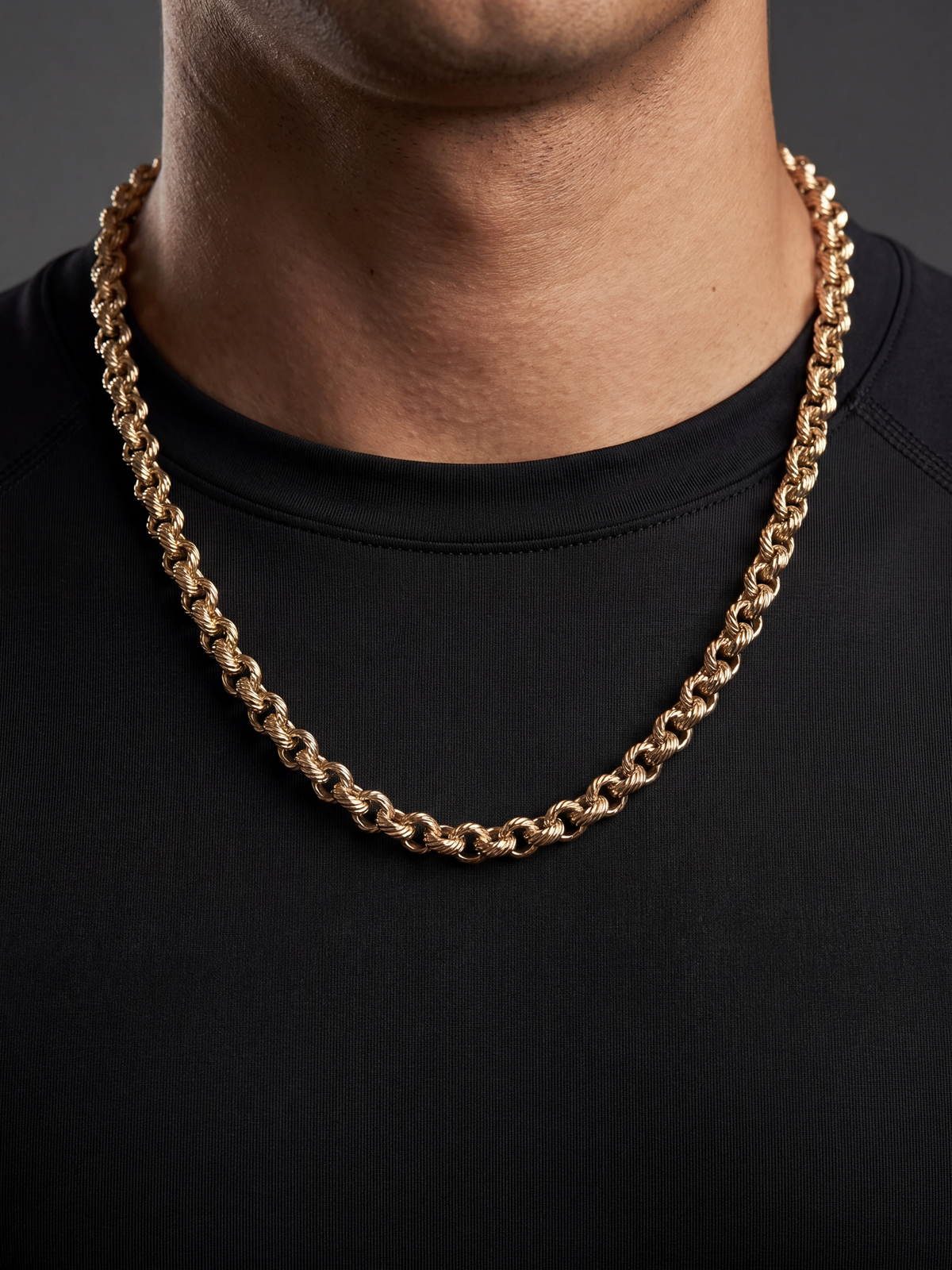 9ct Gold Filled Belcher Chain 8mm