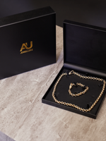 9ct Gold Filled Belcher Set 8mm