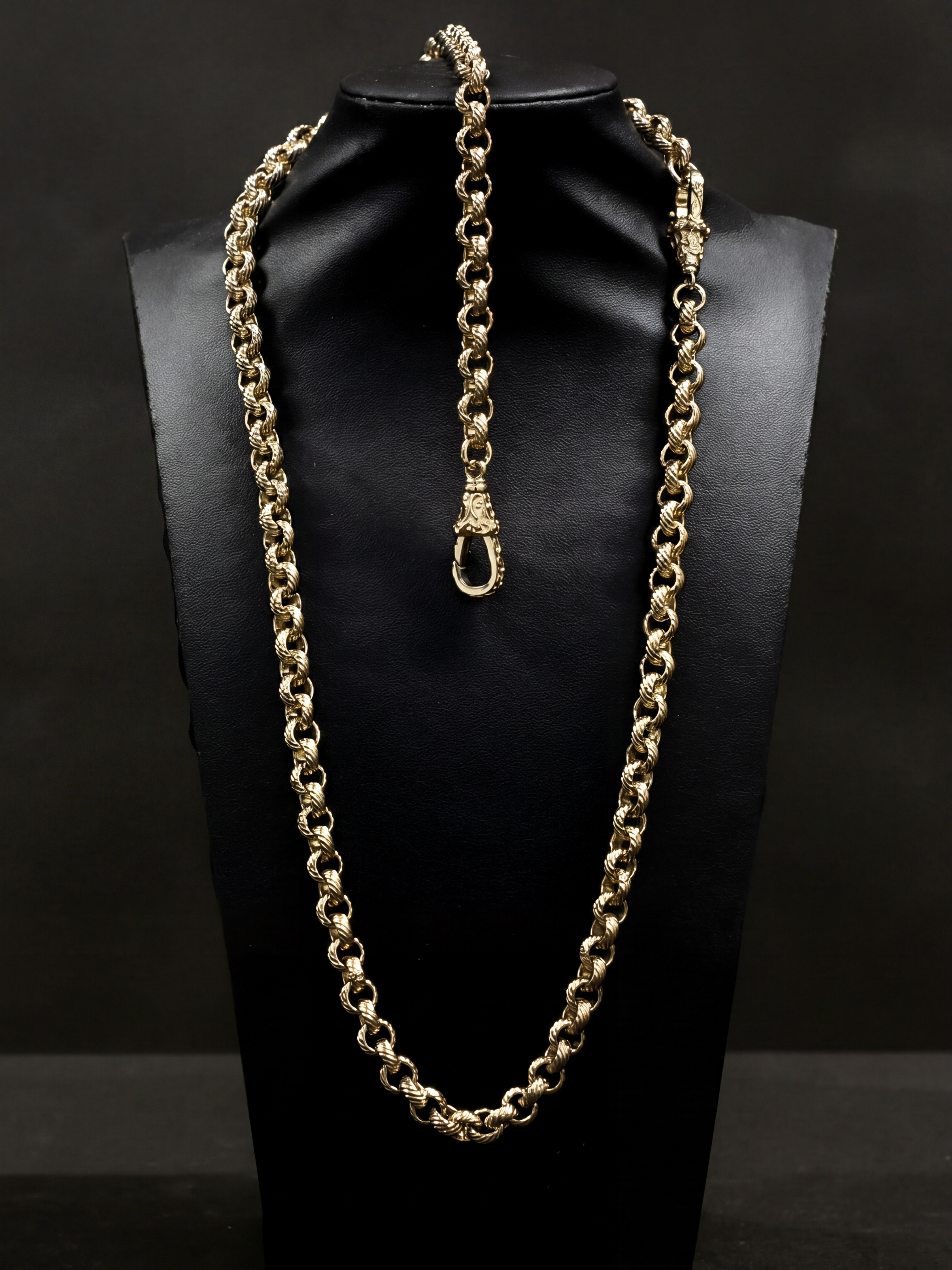 9ct Gold Filled Belcher Set 8mm