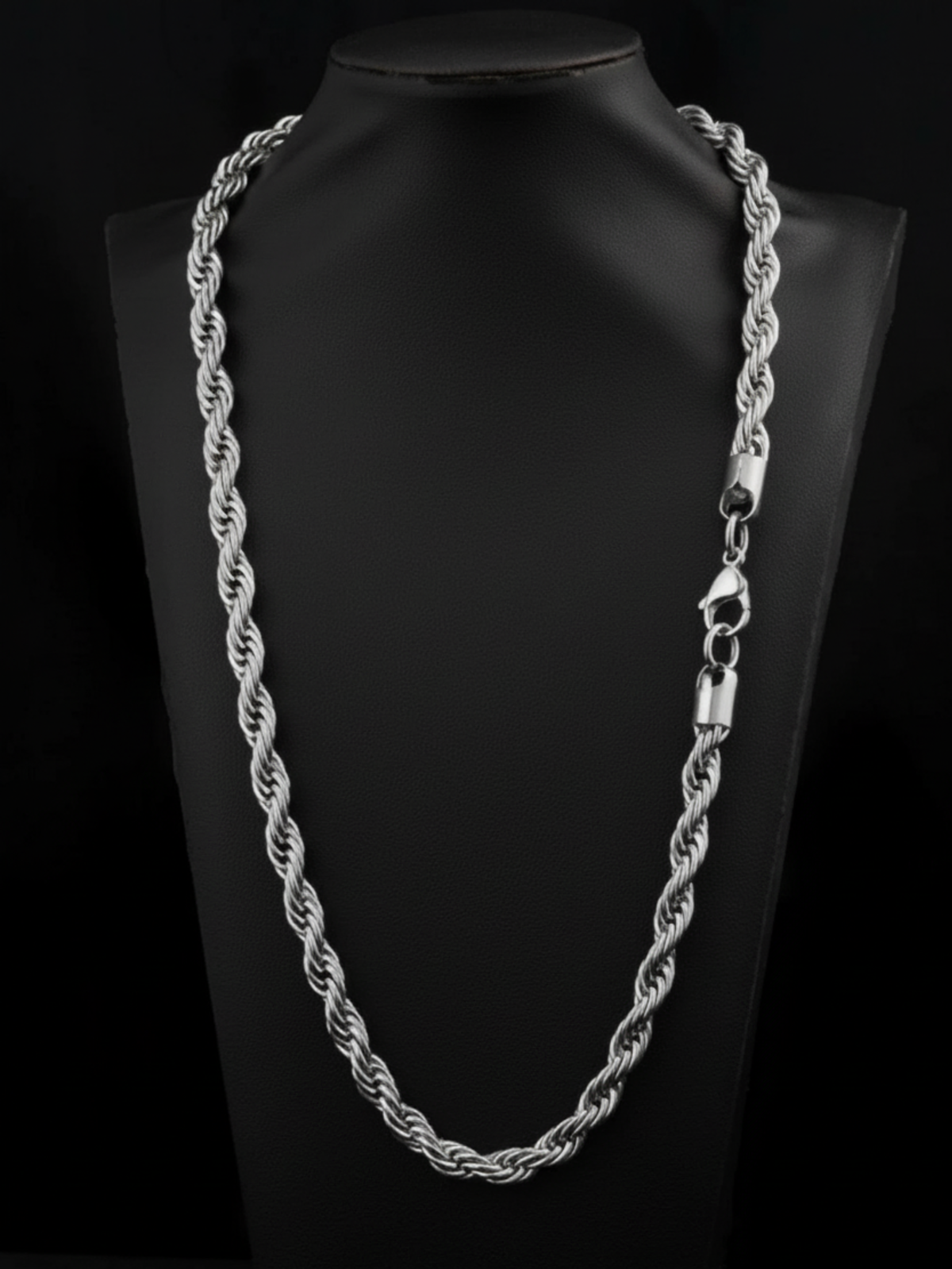 Silver Rope Chain 8mm