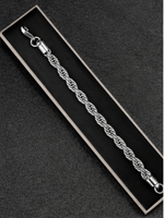 Silver Rope Bracelet 8mm
