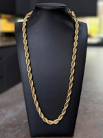 🎁 9ct Gold Filled Rope Chain 8mm (100% off)