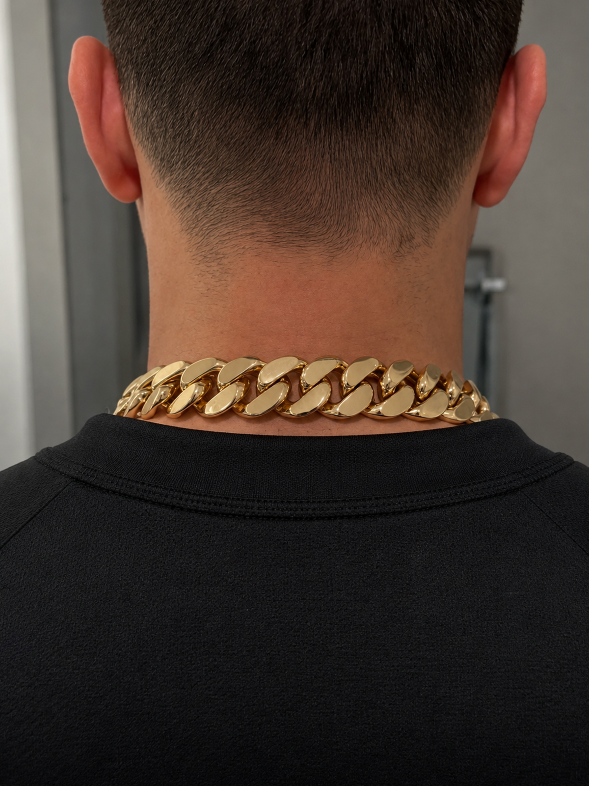 Gold Filled XL Cuban Set 20mm - Diamond Clasp
