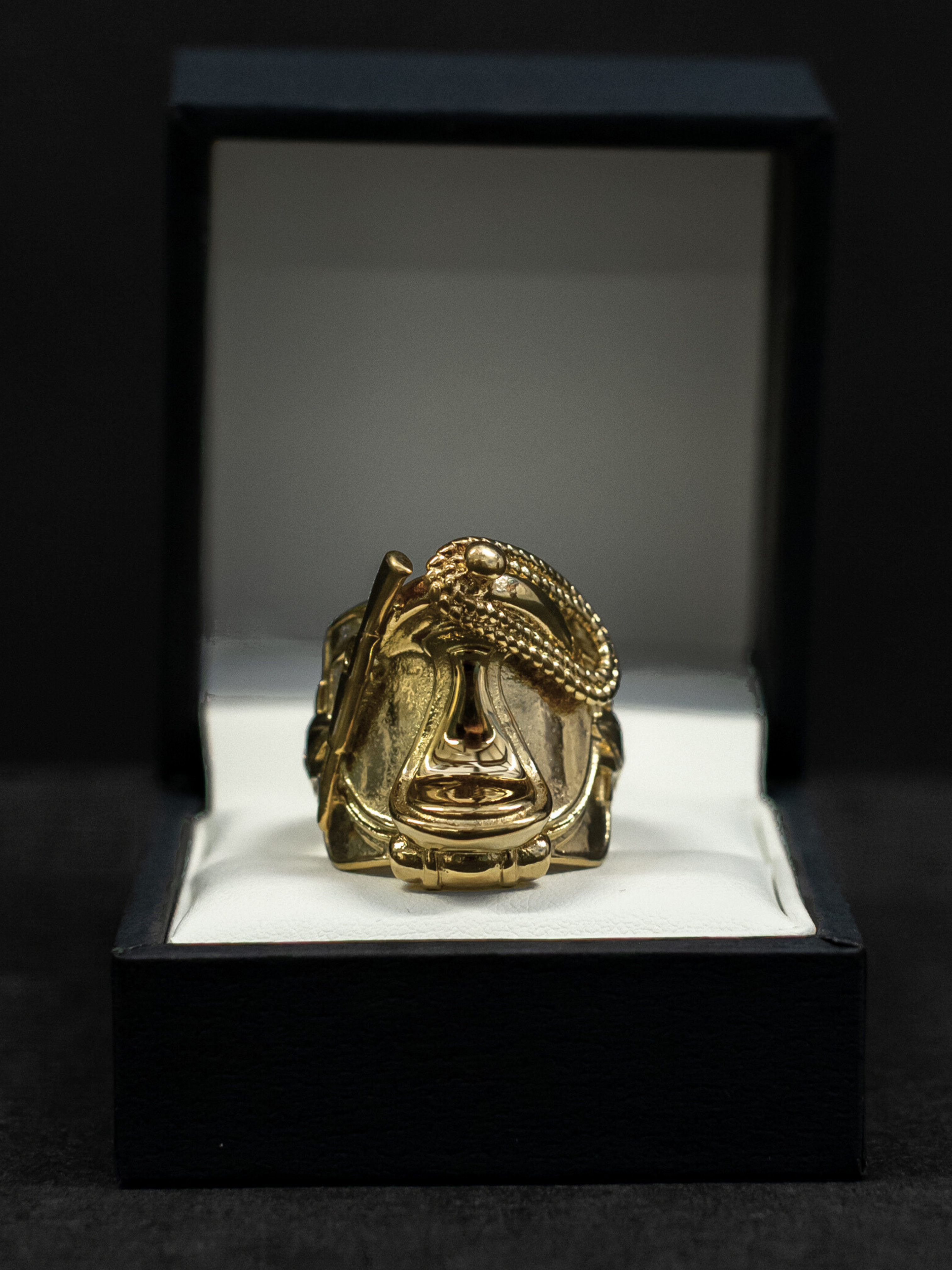 🎁 9ct Gold Filled Cowboy Saddle Ring (100% off)