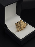 9ct Gold Filled Castle Pyramid Ring