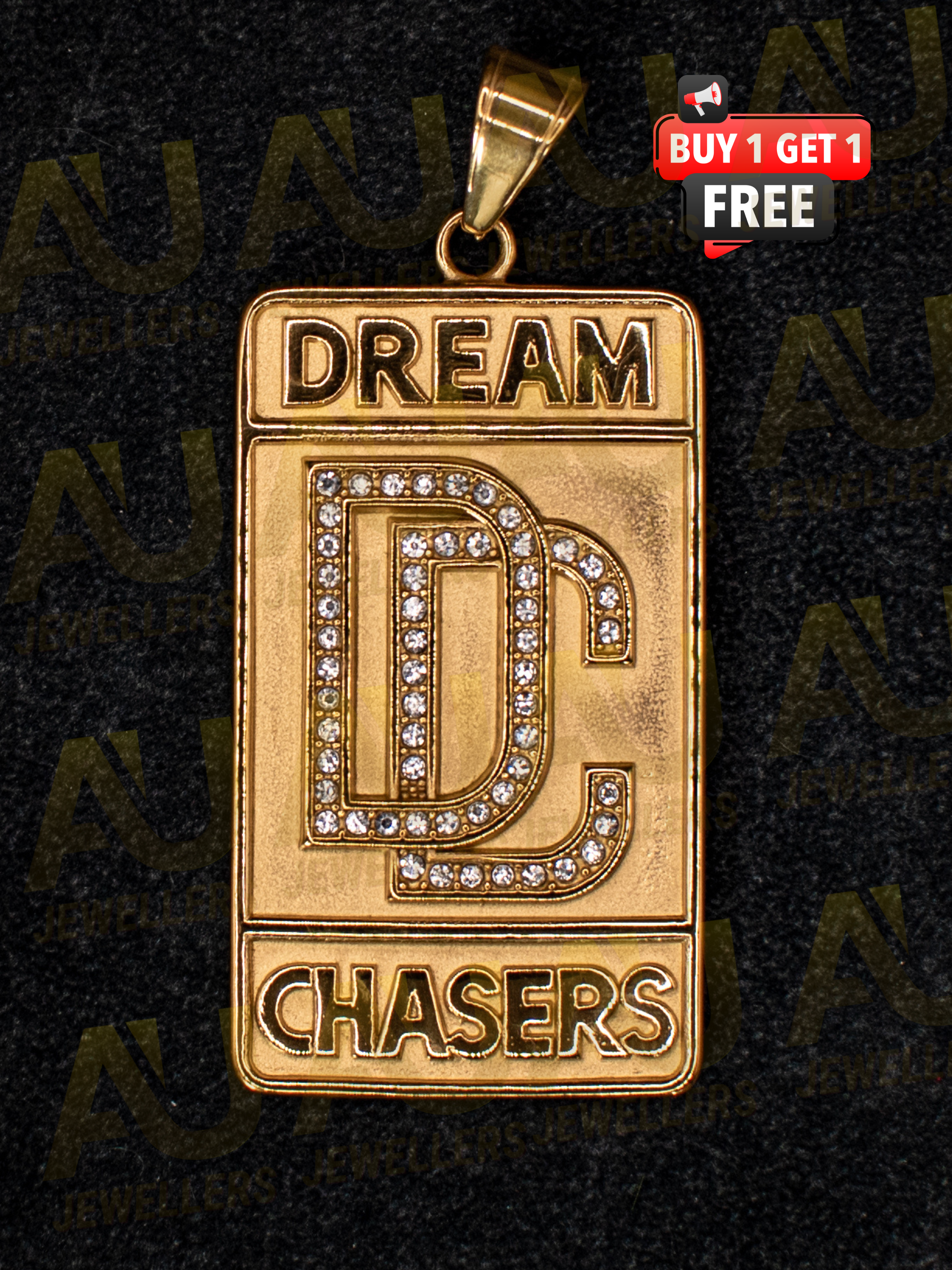 Gold Filled DreamChaser Pendant On A 6mm Rope Chain