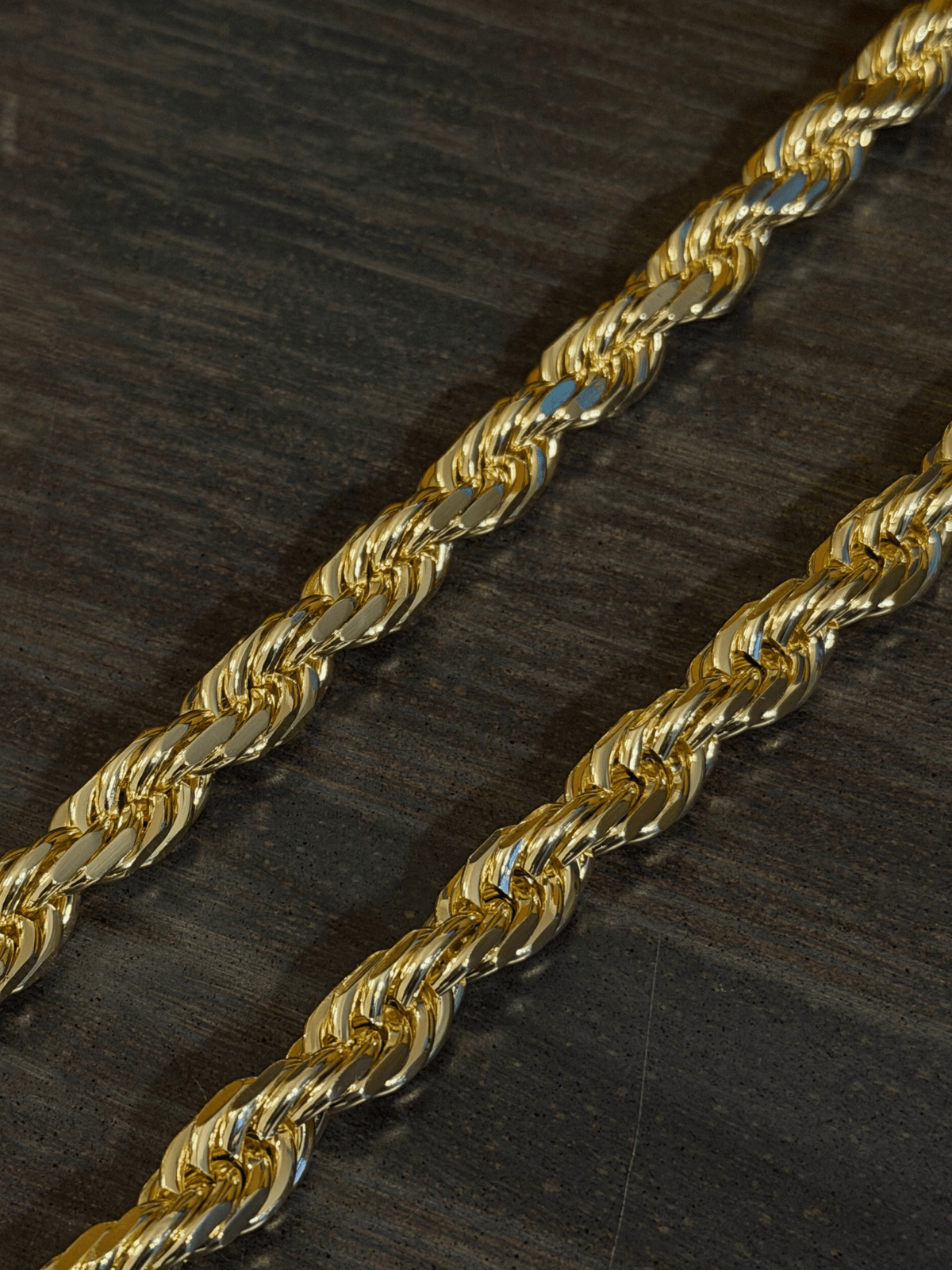 *NEW* 9ct Gold Filled Diamond Cut Rope Chain 10mm