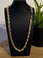 *NEW* 9ct Gold Filled Diamond Cut Rope Chain 10mm