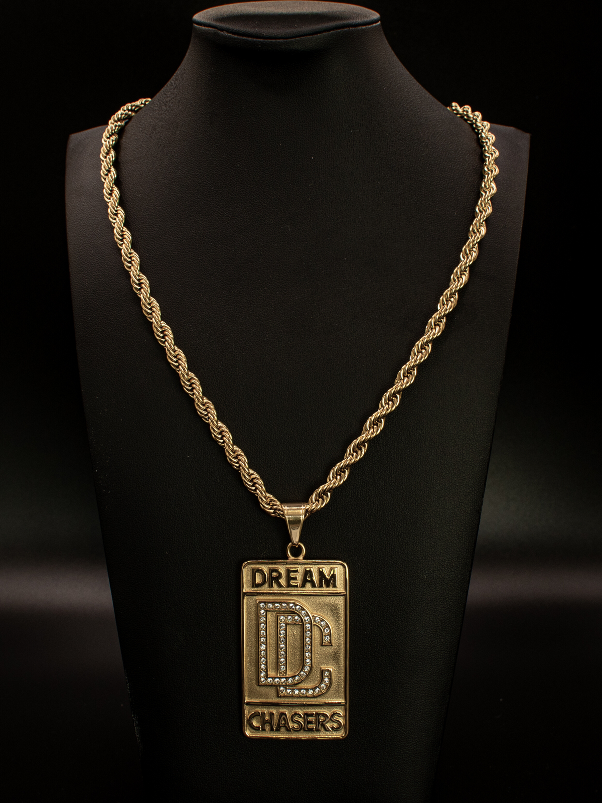 Gold Filled DreamChaser Pendant On A 6mm Rope Chain