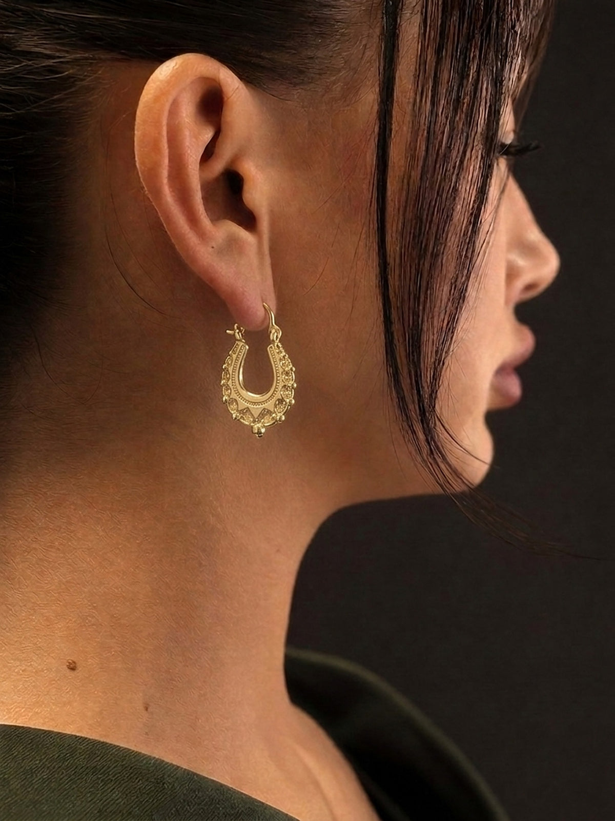 9ct Gold filled Mini Creole Earrings 20mm - girl hero