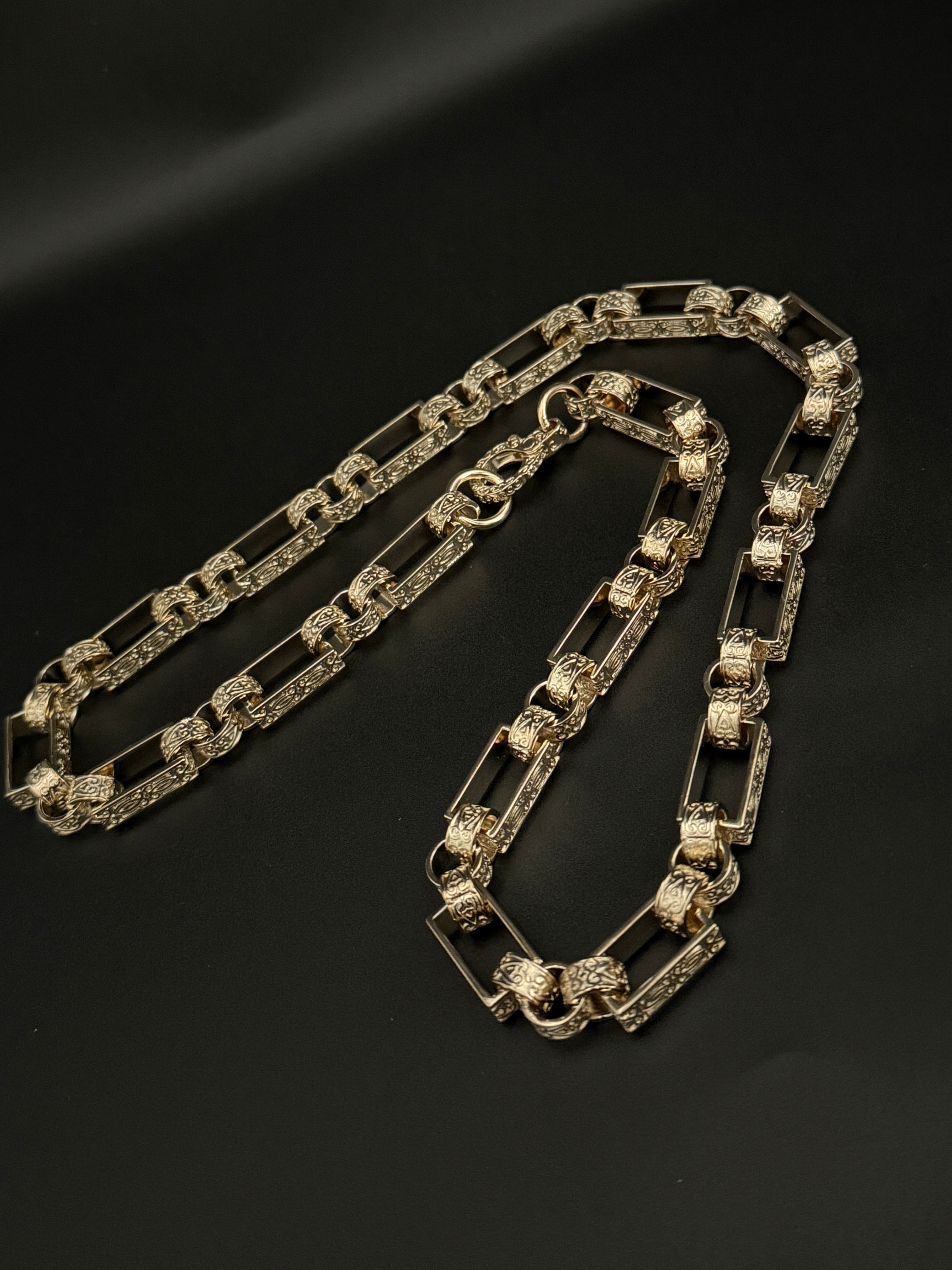 *NEW* 9ct Gold Filled Gypsy Link Chain 13mm