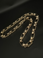 9ct Gold Filled Gypsy Link Belcher Chain 13mm