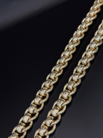 9ct Gold Filled Roller-Ball Chain 15mm