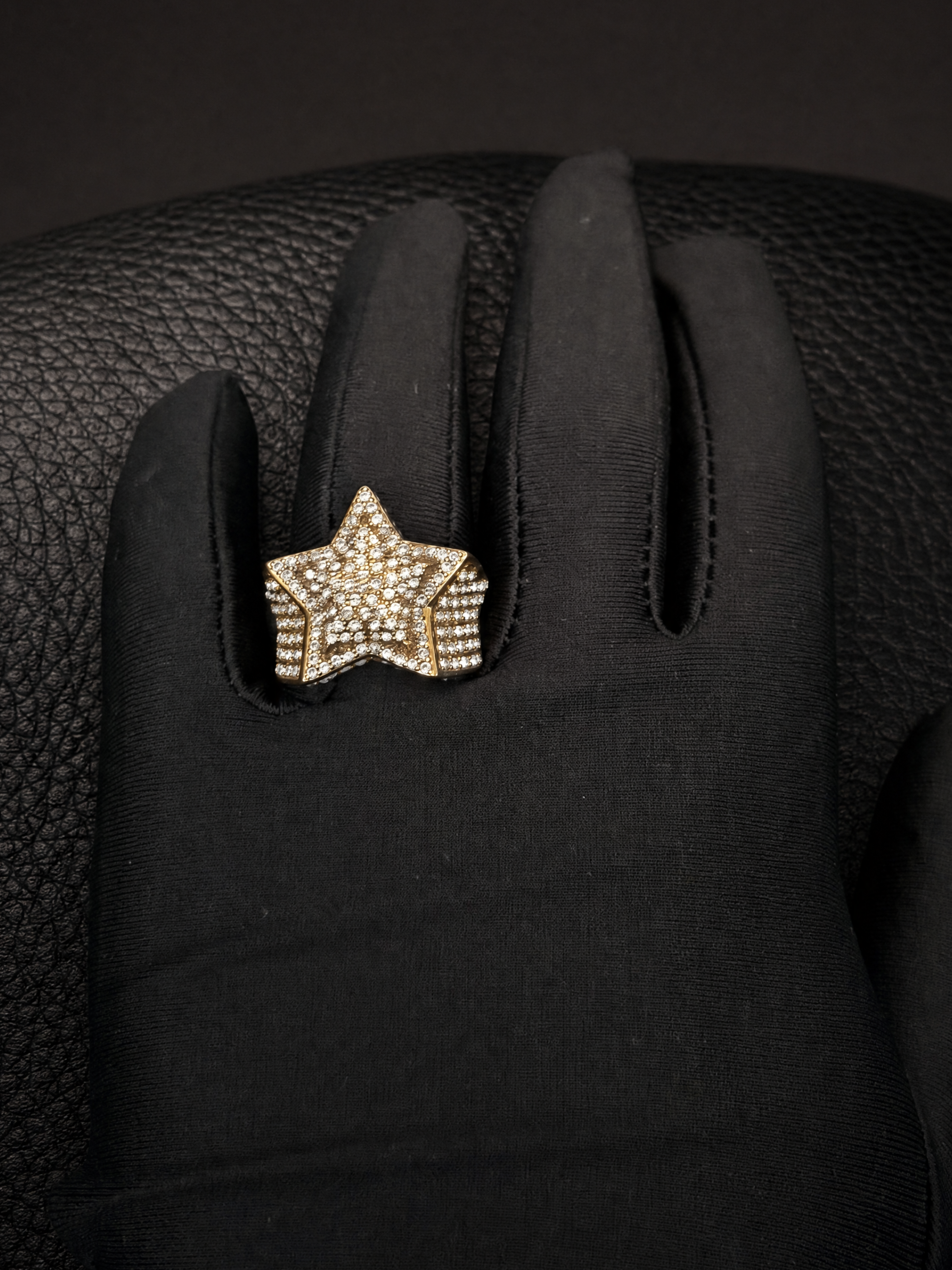 9ct Gold Filled Diamond Star Ring