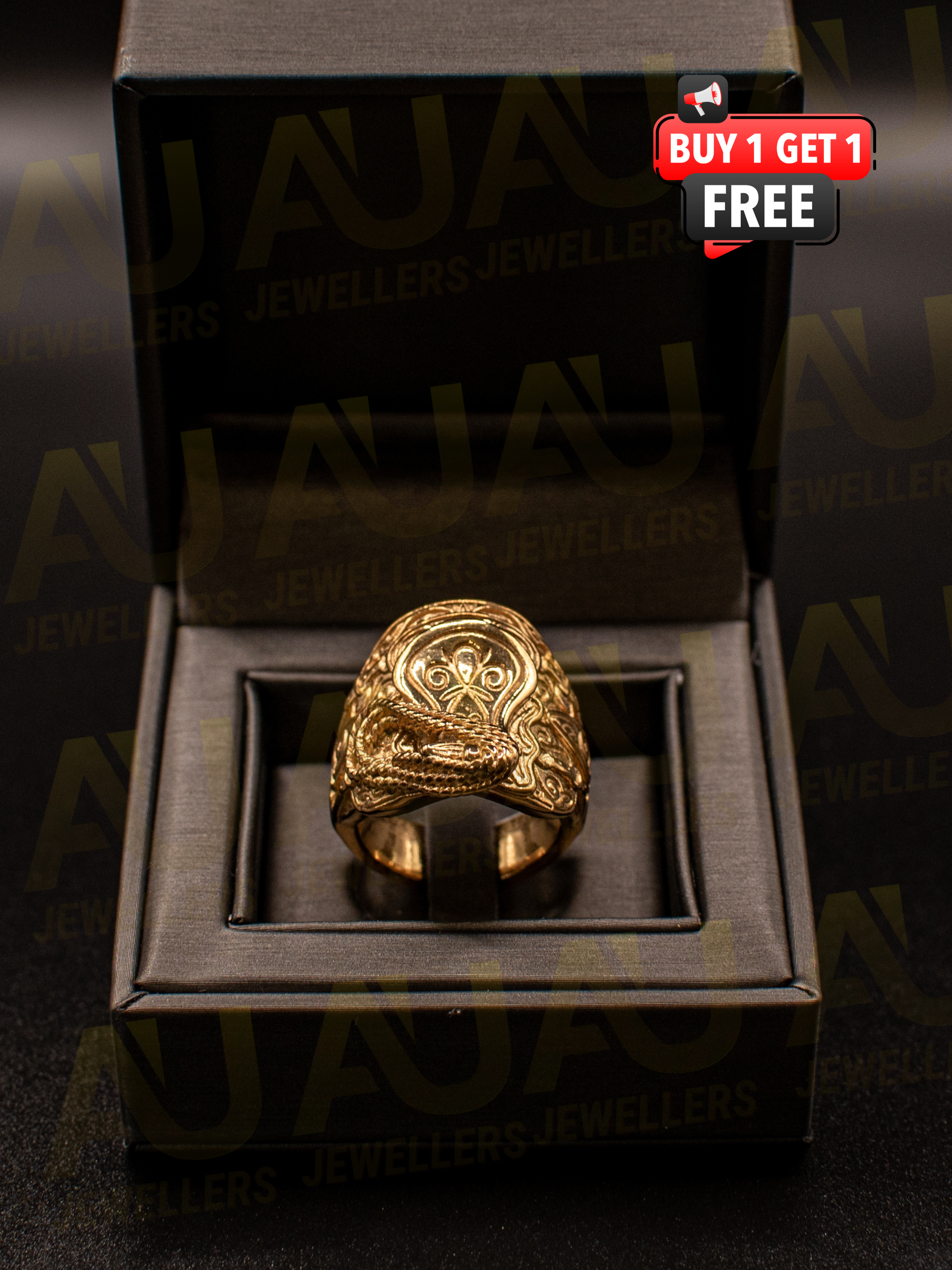 9ct Gold Filled Saddle Ring