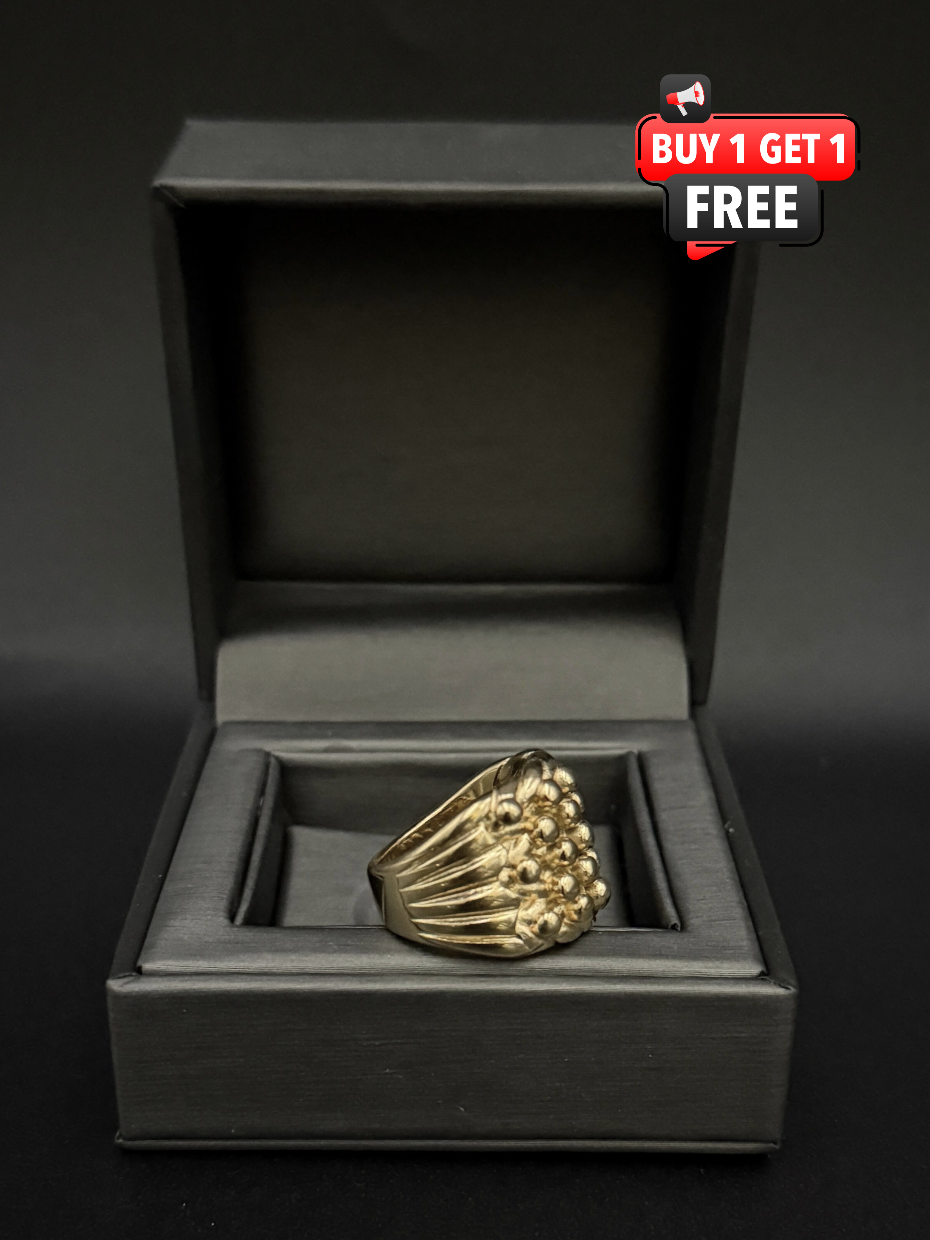 9ct Gold Filled Small 5 Row Keeper Ring