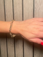 9ct Gold Filled Stars & Bars Set With T-Bar
