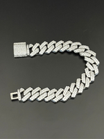 14mm VVS Prong Cuban Bracelet