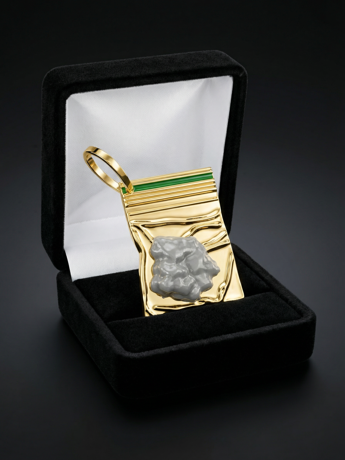 Gold Filled Baggy Pendant