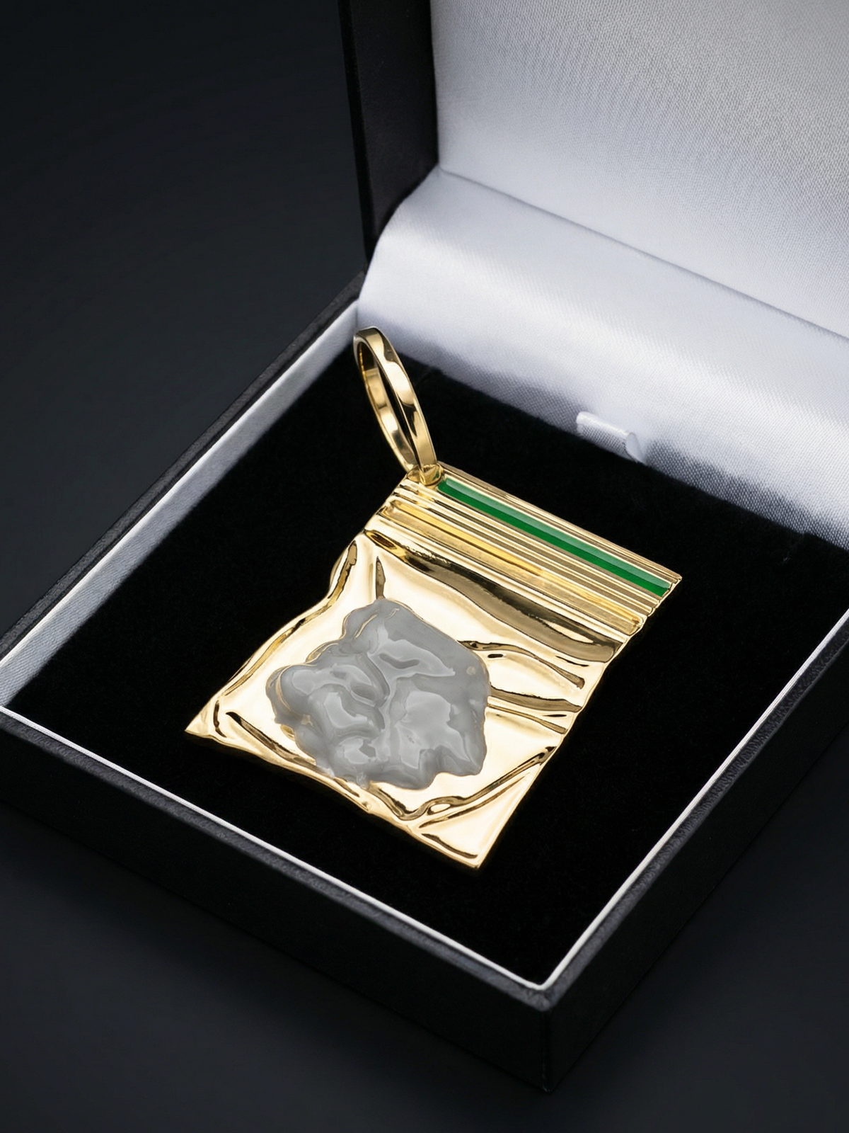 Gold Filled Baggy Pendant