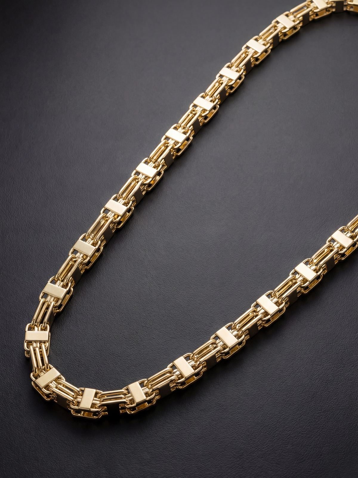 9ct Gold Filled Cage Chain 10mm