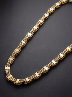 9ct Gold Filled Cage Chain 10mm