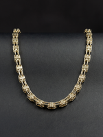 9ct Gold Filled Cage Chain 10mm