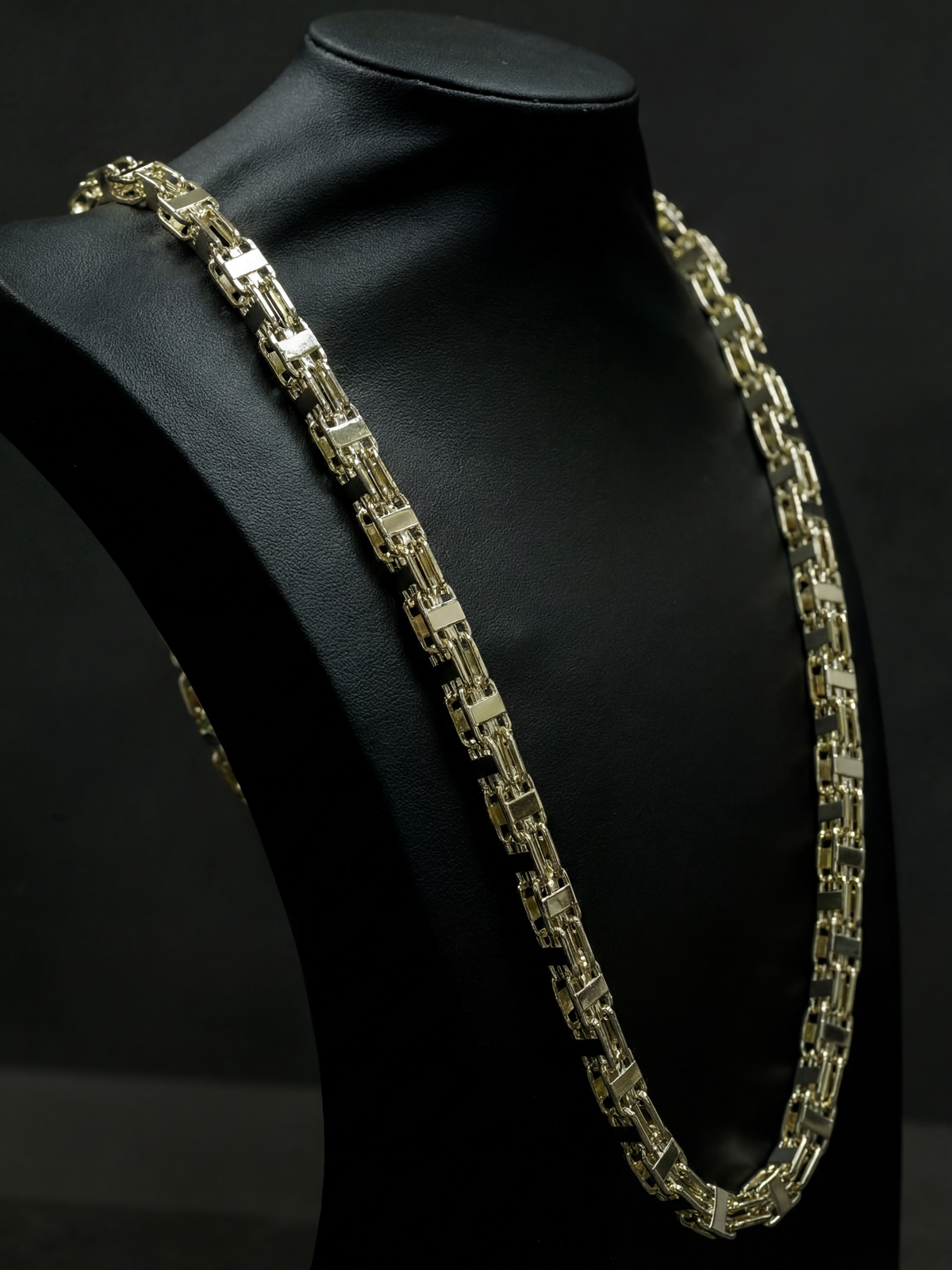 9ct Gold Filled Cage Chain 10mm
